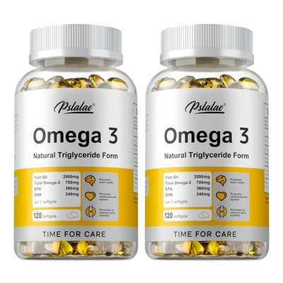 OMEGA-3 240pcs - Reduce Stress, Improve Mood, Support Joint Flexibility