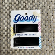 VTG 1989 Goody Roller Fasteners Item #820/1; Hair Pins/Fasteners; Black