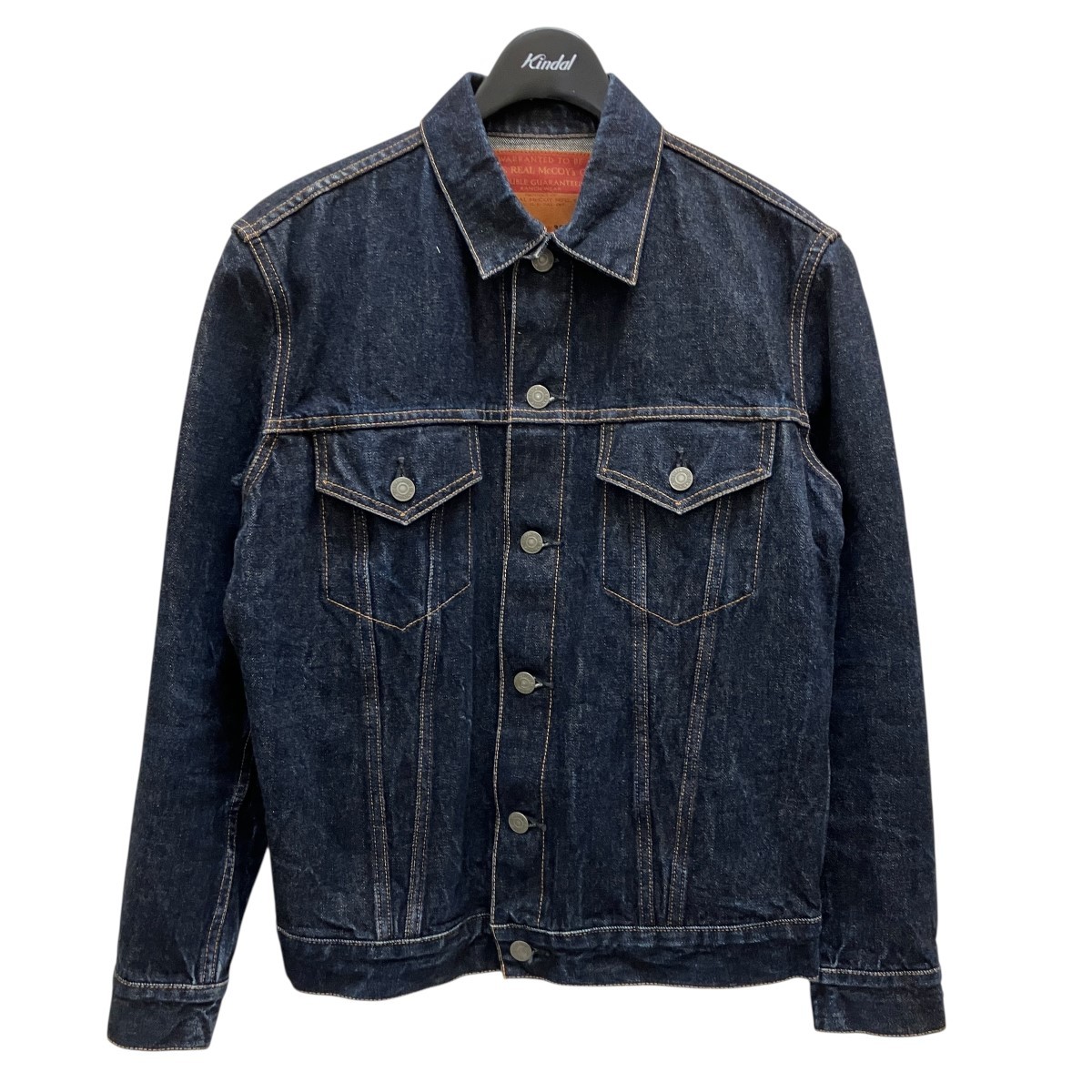 096◆THE REAL McCOY'S DENIM JACKET 004J The Real McCoy's Lot. 004J Denim Jacket The Real McCoys