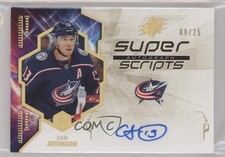 2019-20 SPx Superscripts Gold Spectrum 9/25 Cam Atkinson #SS-CA Auto 07uq