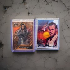 2025 Topps Star Wars Smugglers Outpost Obi-Wan Kenobi Stellar Art Card #SAS-71