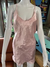 VTG Lingerie 90s Y2K Victoria Secret Small Light Pink Slip Adjustable Straps TLC