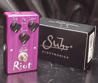 SUHR Riot Reloaded Distortion Pedal High-Gain Amp-Like True Bypass Purple - JPAN