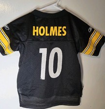 NFL Steelers Reebok Jersey #10 Holmes Pittsburg Talla 2T Niños Camisa Super Bowl