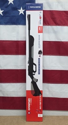 Crosman Vapor Max .177 Pellet BA Pump Air Rifle, 1100 FPS, w/ 2 Mags - CVPRM7