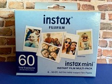 INSTAX FUJI FILM INSTAX MINI INSTANT FILM MULTI PACK OF 60 EXPOSURES 6 PACKS
