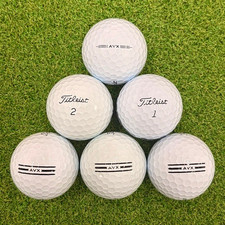 24 Titleist AVX Used Golf Balls 5A Mint Condition White Lot