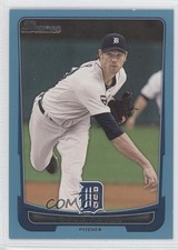 2012 Bowman Blue Border 486/500 Doug Fister #128 0l2