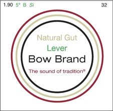 Bow Brand corda arpa celtica Lever Natural Gut SI 5 Ottava