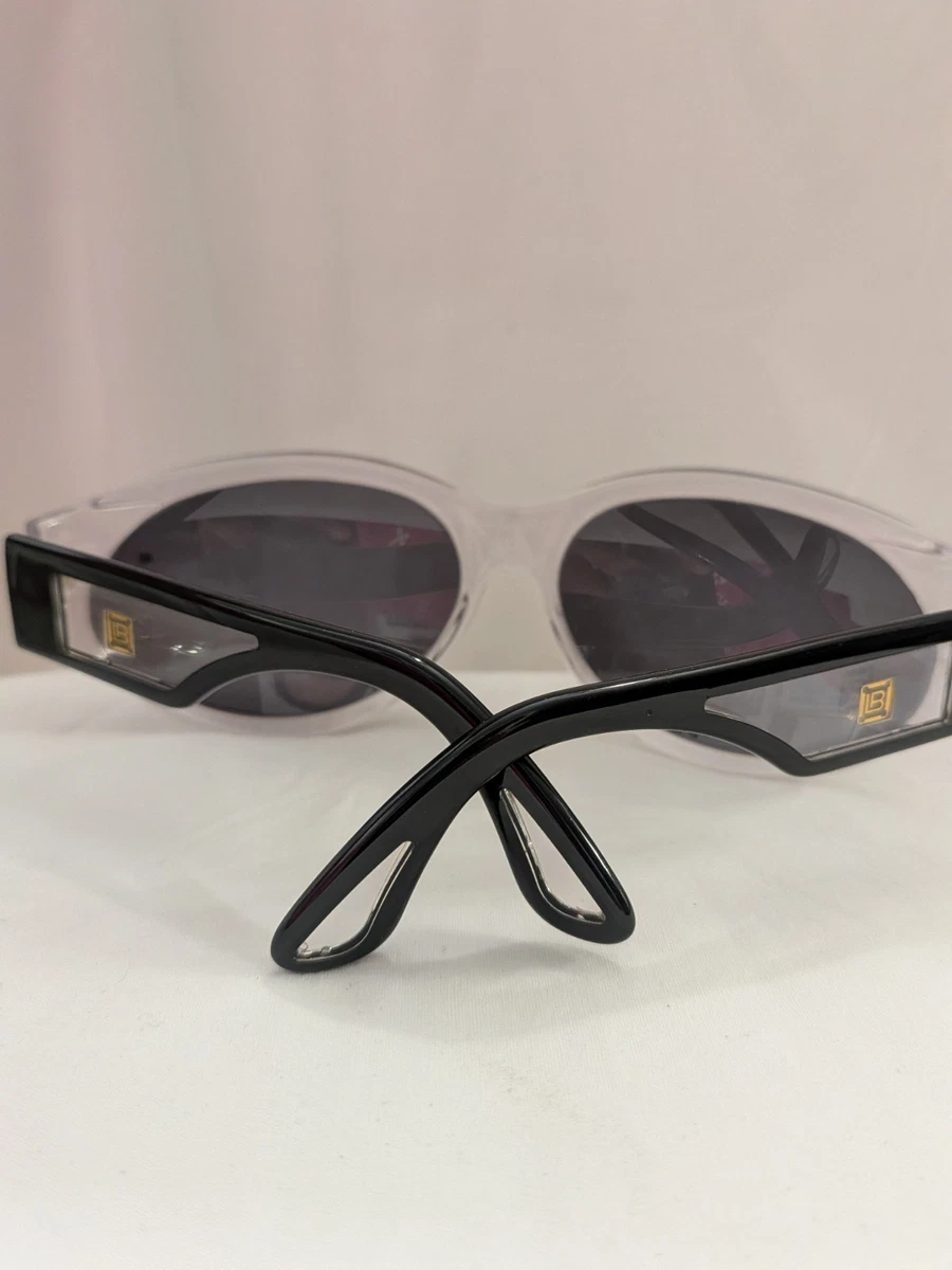 laura biagiotti sunglasses vintage oversized t-55 cream mop inlay Italy designer LAURA BIAGIOTTI 1980s Vintage Sunglasses for sale | eBay main image 4