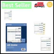 Durable 2-Part Job Invoice Forms - 8.5 x 11 Inches for Service & Repair Billing