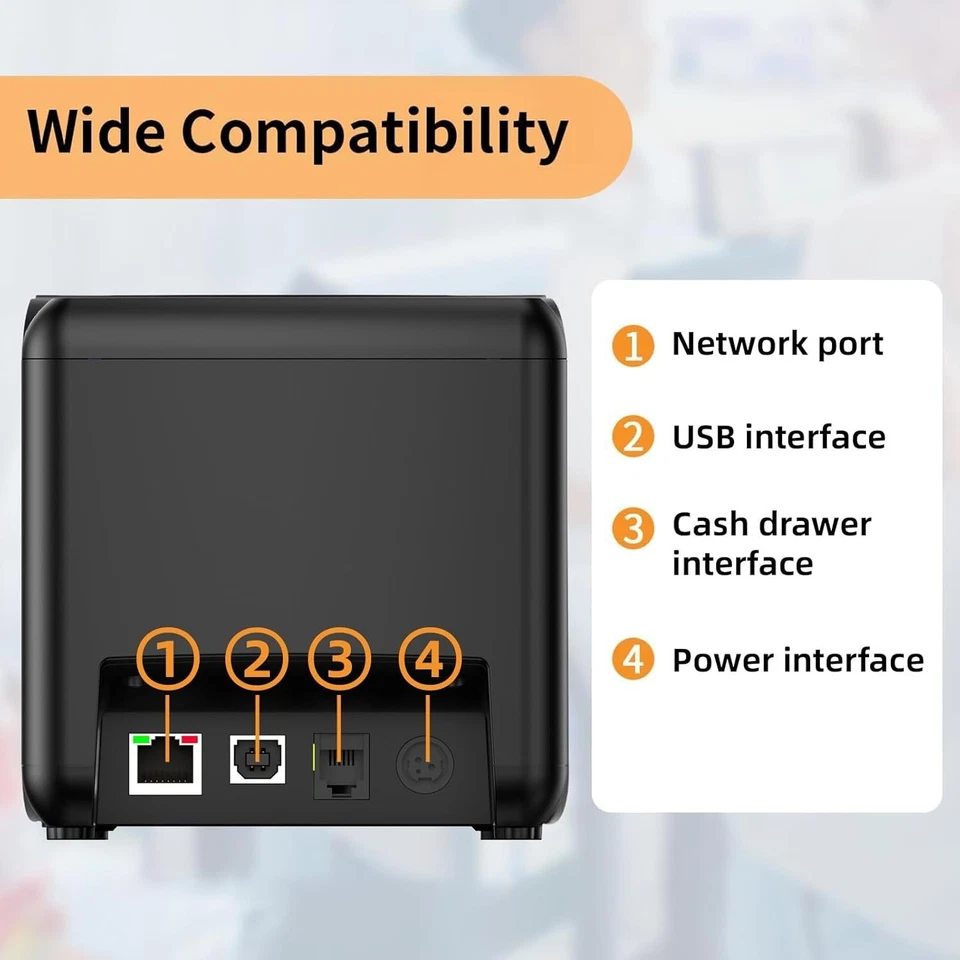 YIRIGUI - 80mm Thermal Receipt Printer - Image 3 of 4