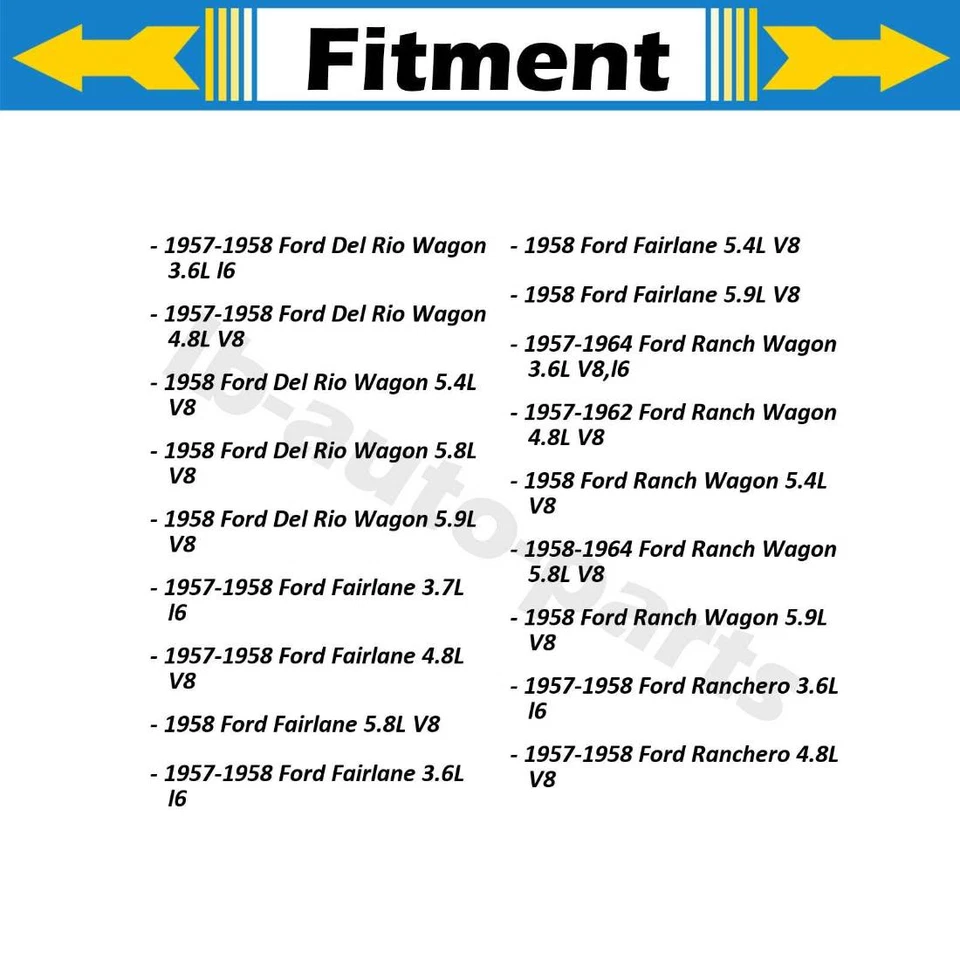 2X Manguera de línea de freno delantero primera parada para Ford Club 1957 1958 Foto 3 de 4