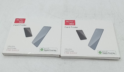 Wallet Tracker Card Find My Tracking Devices Wireless Charging Lot of 2