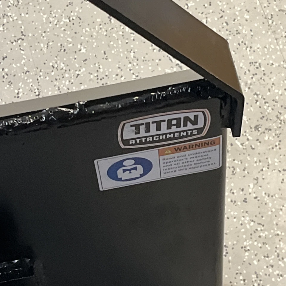 Titan Attachments Pin-On Pallet Fork Frame Attachment, 46" ( Frame Only No Forks - Image 3 of 4