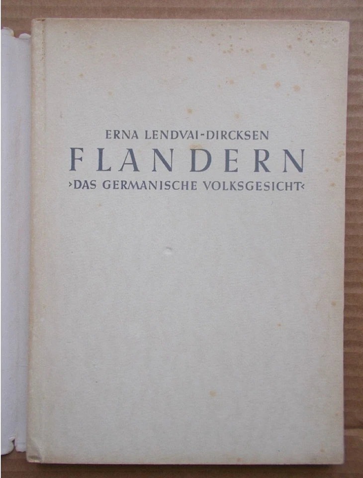 Vintage Erna Lendvai-Dircksen Photo-art Portrait Book; Flandern / Flanders, 1942 - Image 2 of 4