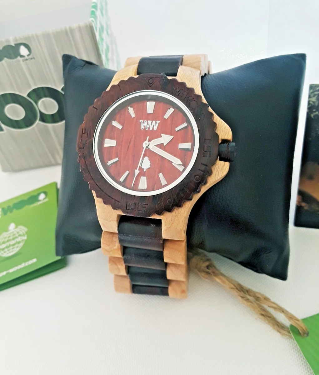 WeWood Date Brown Wooden Wood We Wood Watch WristwatchBrand New In Box s-l400.jpg main image 3