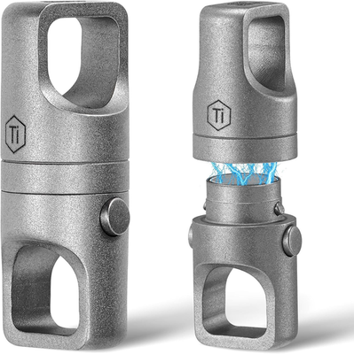 KA48 Titanium Magnetic Keychain, One-Hand Detachable Quick Release