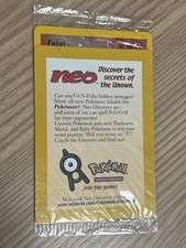 Pokemon ENTEI Black Star Promo 34 Sealed NEO ...