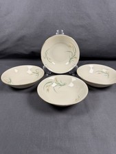 Winterling Marktleuthen Green Mist Bavaria 5 1/4" Bowls Lot of 4 1950s-60s
