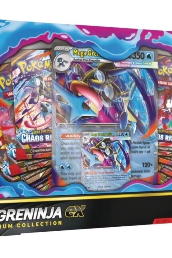 Pokemon 👾 Greninja ex boxes 🇯🇵 Abyss Eye ✨ Chaos Rising 🥷🔥✨