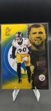 Topps Signature Class 2025 T.J. Watt Pittsburgh Steelers #96 Blue and Yellow