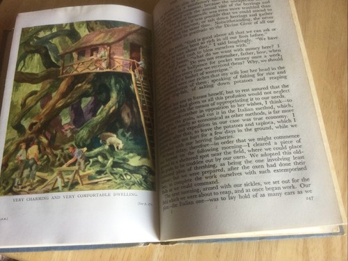 The Swiss Family Robinson by Johann R. Wyss. Illustrated by Frank Jennens. 1946 - Picture 8 of 9