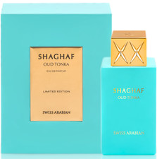 Shaghaf Oud Tonka Eau De Parfum by Swiss Arabian, Unisex Fragrance - 75 ML