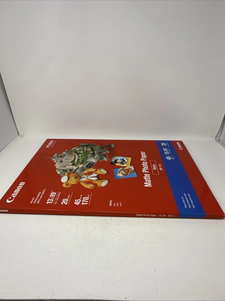 Canon Matte Photo Paper MP-101 13" x 19" 20 Sheets PIXMA 45 lb A3+ 329 x 483 mm - Image 4 of 4