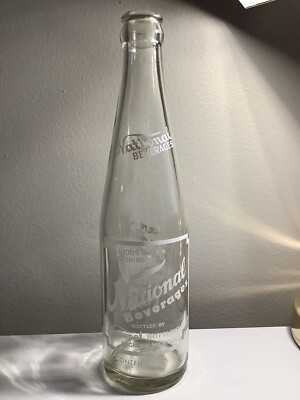 NATIONAL Beverages 12oz ACL Soda Bottle Saginaw, MI   