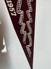 1957 Vintage Milwaukee Braves Baseball Mlb 11.5x29 Pennant Banner Hank Aaron — photo 5