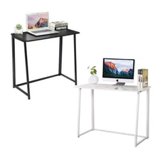 Floding Computer Desk Table Small Home Office Student Dorm PC Laptop Desk