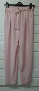 baby pink trousers