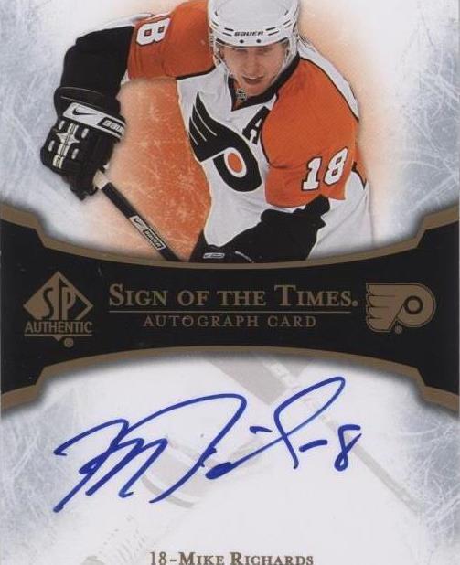 2007-08 SP Authentic - Mike Richards #ST-RI - 1 of 1