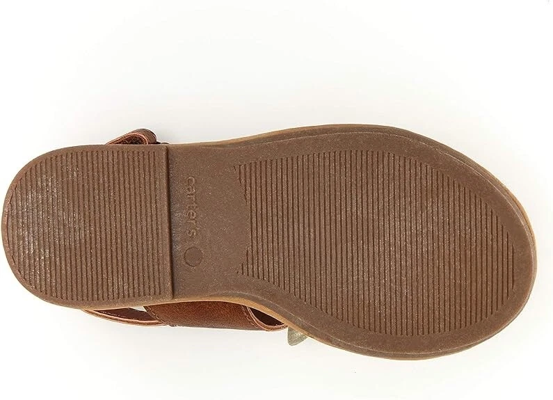 Sandalias Carter Niñas Julieta Talla US 9 M (T) Niños Pequeños Niños Pequeños con Cordones Marrón Foto 3 de 4