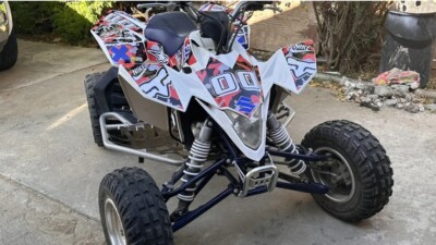 Kit Déco Complet Suzuki LTR 450 ATV – Autocollants Graphiques 2006 à 2014 (Multicolore, Brillant)