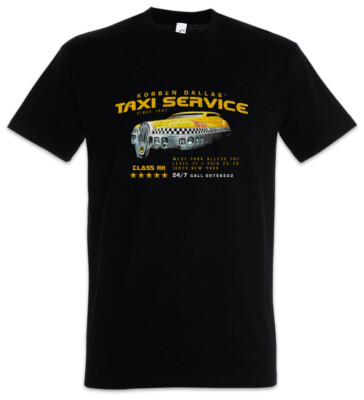 Korben Dallas Taxi Service T-Shirt the fifth Logo Fun 5. 5th Element Fun