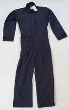 US Military Utility Coveralls Jumpsuit Navy Ripstop Blue M MEDIUM Zip Mil-Tec