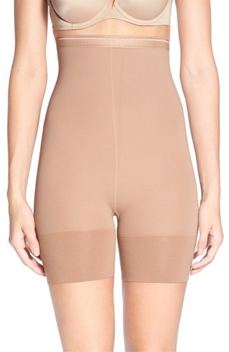 NEW $88 Item M6 High Waisted Shorty Shaping Shorts Carmel Nude [ Medium ] #1915