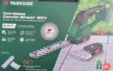 PARKSIDE CORDLESS COMBI-SHEAR 20V WITH 2 BLADES - NO BATTERY OR CHARGER