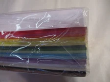 4x6 " 90 White Heavy Blank Note Cards (not folded) & 90 Assorted color Envelopes