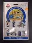 Model Power O Scale Postal Workers Pack (5 Figures, 2 Mailboxes) - MP6196