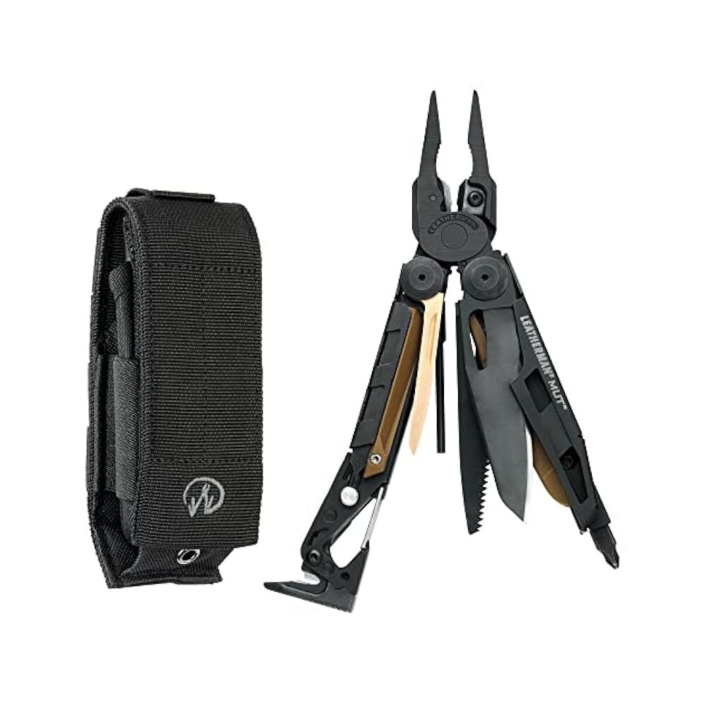 LEATHERMAN - 【早い者勝ちセール】レザーマン leatherman mut bk Leatherman MUT Black multi tool with Brown/Tan Inserts