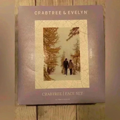 Crabtree & Evelyn Gift Box Face Set Renew Face Foam Aftershave Balm Brand New