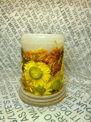 Botanical candle