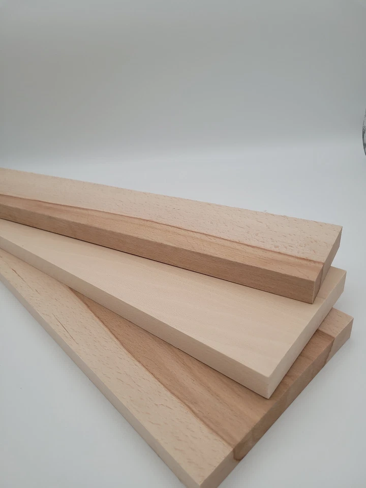 Buche Holzbrett Massivholz Kantholz Brett Kernbuche Fensterbrett Regalbrett - Bild 2 von 4