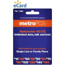 METRO PCS  30 Prepaid Refill Fast Direct Refill to your MetroPCS Mobile number