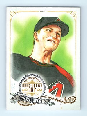 2017 Topps Gypsy Queen #GQAR-ZG2 Zack Greinke Portrait Hand-Drawn Art