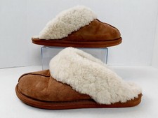 Sonoma Life and Style Womens Size XL Shearling Slippers Sherpa Lined 1122