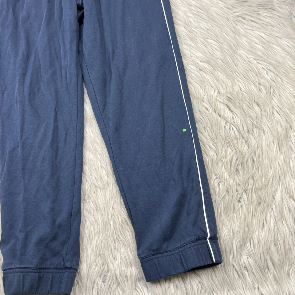 Pantalones deportivos Hugo Boss para hombre M azul marino tejidos a rayas laterales Foto 2 de 4